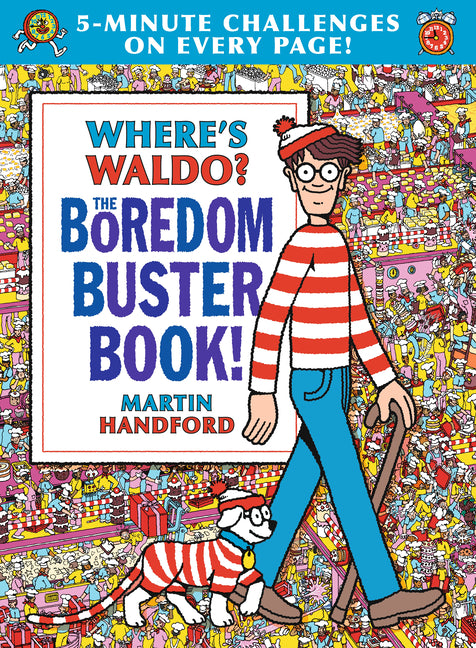 Where's Waldo? the Boredom Buster Book: 5-Minute Challenges: (Hidden Object Activity Book with Search & Find Puzzles, Mazes, Connect-The-Dots, Colorin