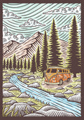 Great Outdoors Flexi Journal: (Blank Lined Notebook of Natural Landscapes, Illustrated Journal That Celebrates Nature)