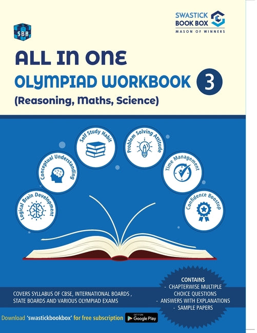 All in One Olympiad Workbook for Reasoning, Maths & Science - Class 3