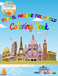 Travel Around The World Coloring Book: Europe Version, Educational Geography and History Activity Book for Teens, Travel Coloring Book for Relaxation
