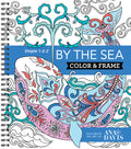 Color & Frame - By the Sea: Adult Coloring Book with Ocean Designs - Perforated Pages, Spiral Bound