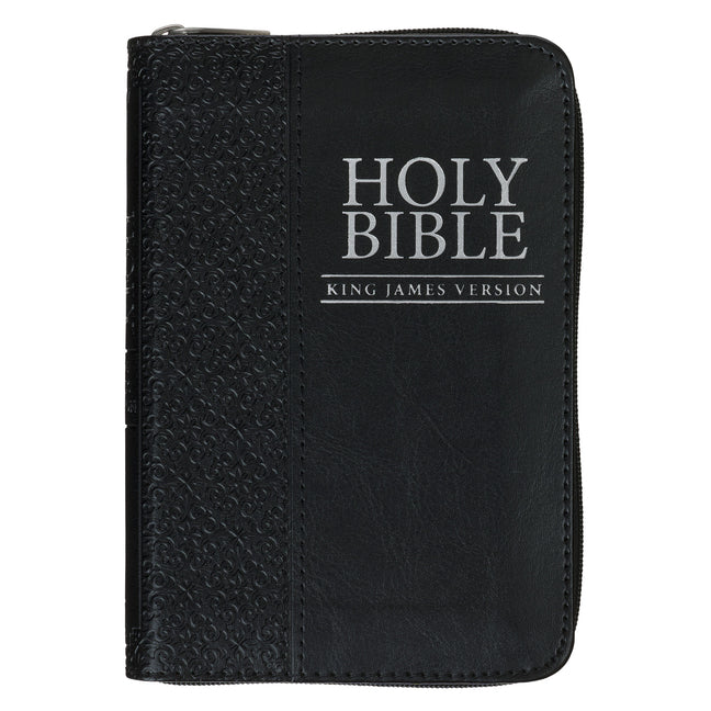 KJV Mini Pocket Edition: Zippered Black