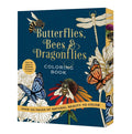 Butterflies, Bees & Dragonflies Coloring Book: Over 150 Pages of Natural Beauty to Color with Beautiful Sprayed Edges - Over 150 Pages of Beautiful Bo