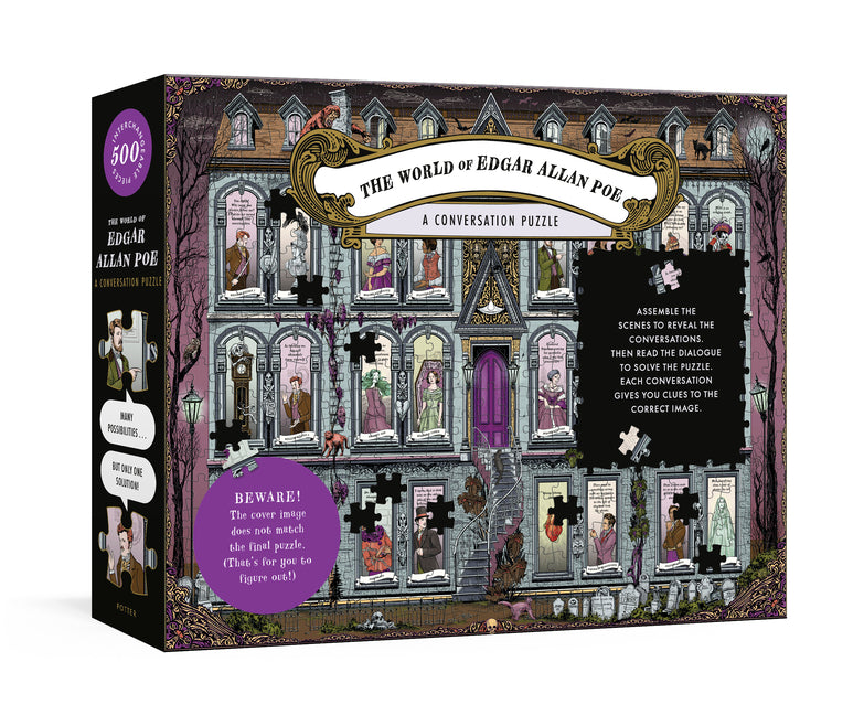 The World of Edgar Allan Poe: A Conversation Puzzle: 500-Piece Puzzle: A Jigsaw Puzzle for Adults