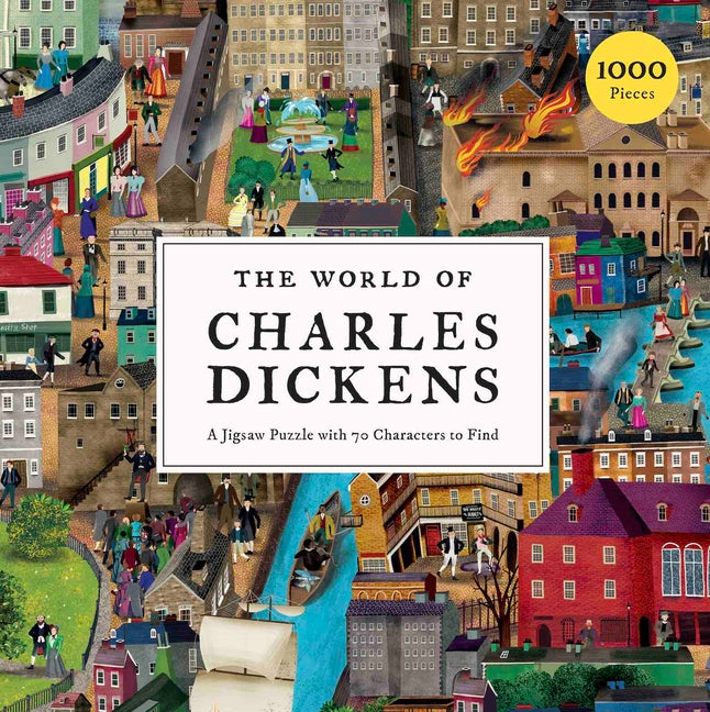 The World of Charles Dickens 1000 Piece Puzzle: A Jigsaw Puzzle with 70 Characters to Find