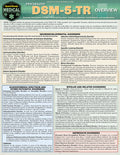 Dsm-5-Tr Overview: A Quickstudy Laminated Reference Guide (Second Edition, New Edition, Updated & Revised)