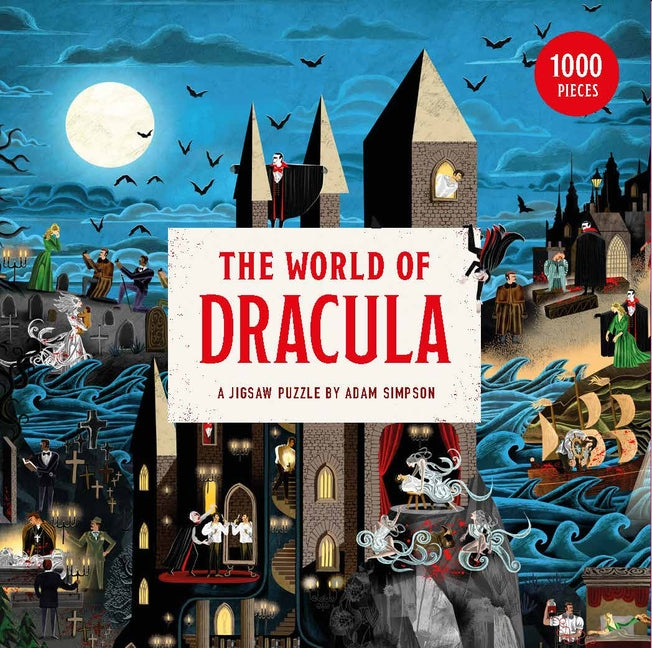 The World of Dracula 1000 Piece Puzzle: A Jigsaw Puzzle by Adam Simpson