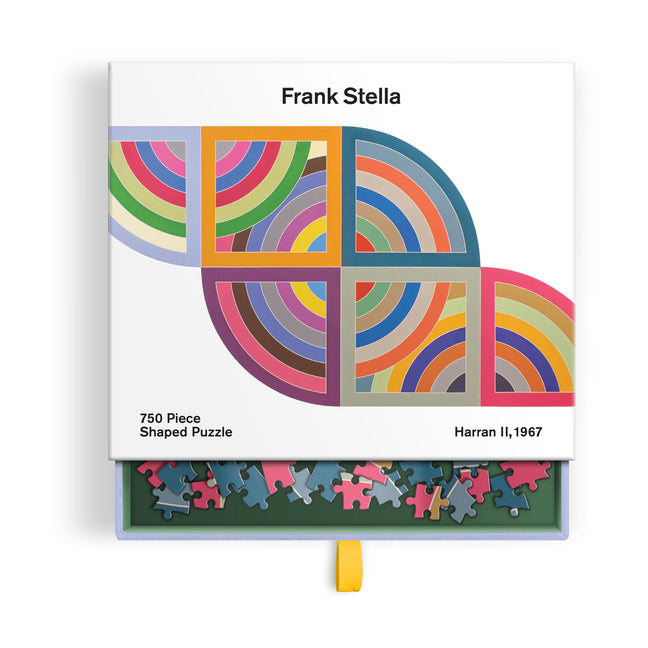 Frank Stella Harran II 750 Piece Shaped Puzzle in a Drawer Box