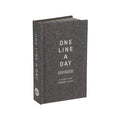 Charcoal Canvas One Line a Day: A Five-Year Memory Book