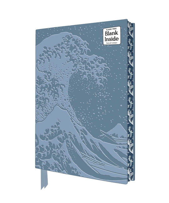 Katsushika Hokusai: The Great Wave Artisan Art Blank Notebook (Flame Tree Journals)