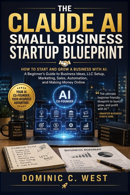The Claude AI Small Business Startup Blueprint: How to Start and Grow a Business with AI: A Beginner's Guide to Business Ideas, LLC Setup, Marketing, Sale