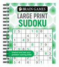 Brain Games - Large Print Sudoku: Unwind and Test Your Problem-Solving Skills Easy to Read, Fun to Solve Gift for Adults & Seniors