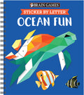 Brain Games - Sticker by Letter: Ocean Fun (Sticker Puzzles - Kids Activity Book) [With Sticker(s)]