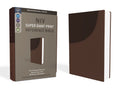 NIV, Super Giant Print Reference Bible, Imitation Leather, Brown, Red Letter Edition (Special)