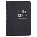KJV Bible Compact Large Print (Faux Leather, Black)
