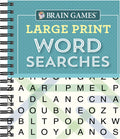 Brain Games - Large Print Word Searches (Teal)